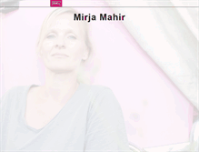 Tablet Screenshot of mirjamahir.com
